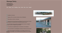 Desktop Screenshot of manegederby.be